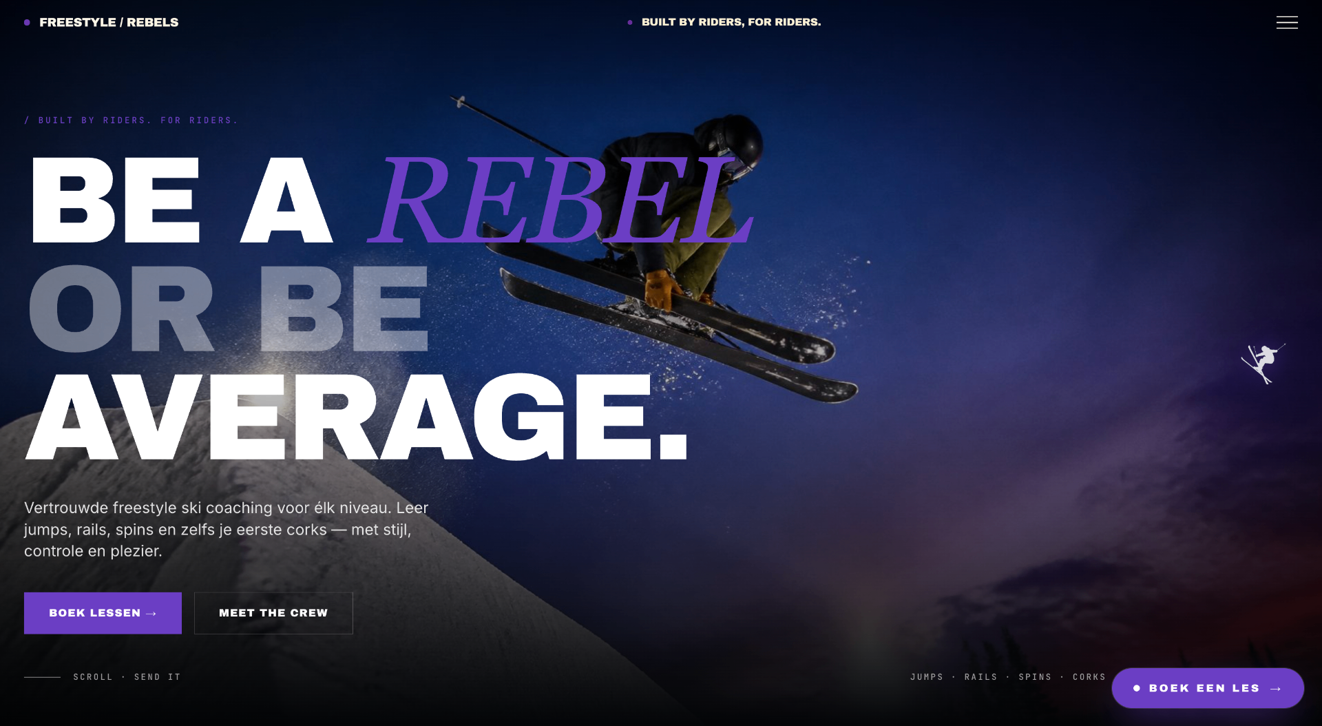 Nieuwe website voor Freestyle Rebels